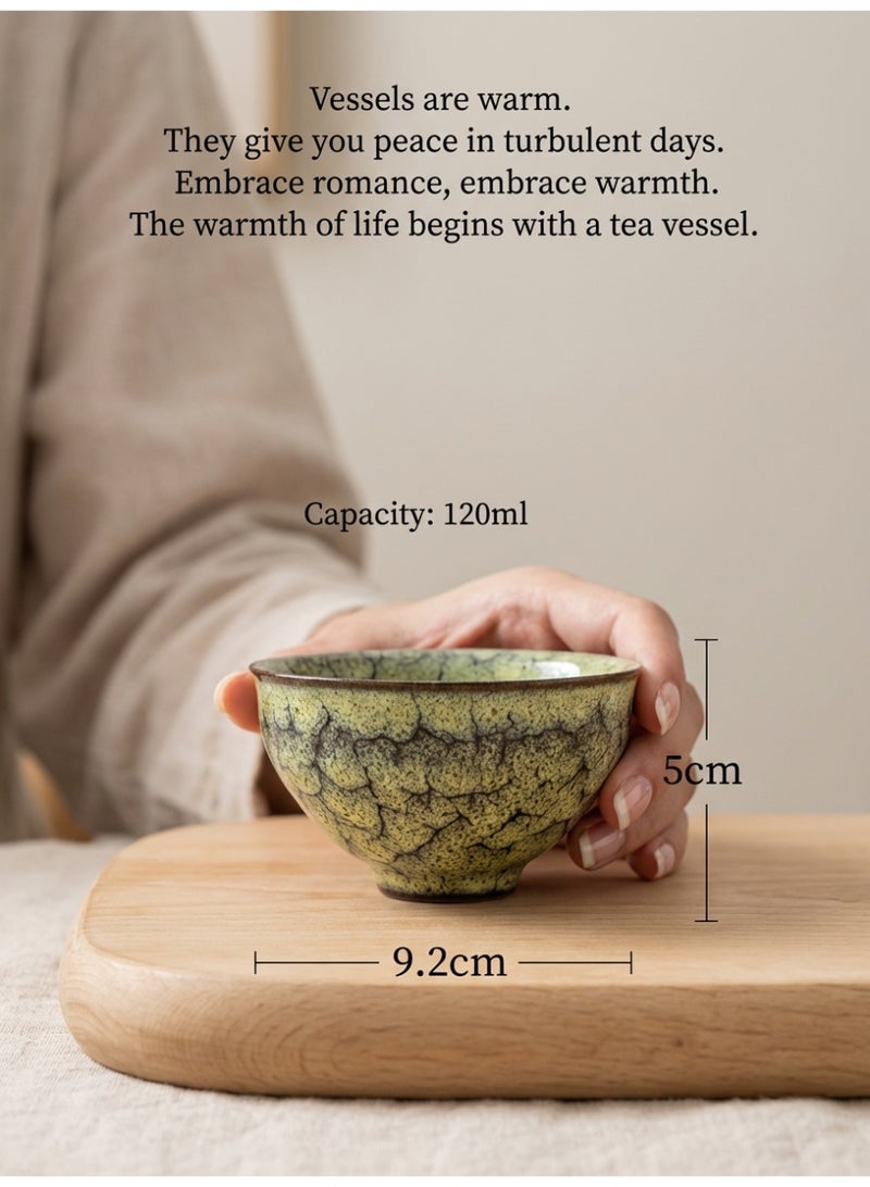 MS MIN 5-Color Ceramic Tea Cup Gift Set – Crackle Glaze Teacups with Elegant Gift Box for Gifting or Daily Use - Image 5